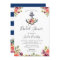 Nautical Bridal Shower Navy Stripes Anchor Floral