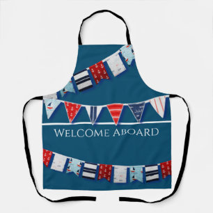 Nautical Bunting Apron