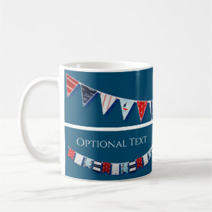 Nautical Bunting Coffee Mug