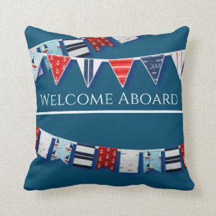 Nautical Bunting Cushion