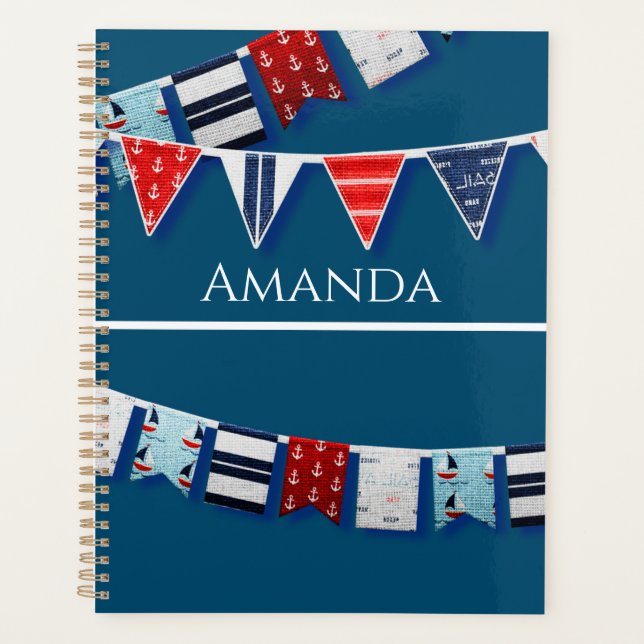 Nautical Bunting Planner (Front)