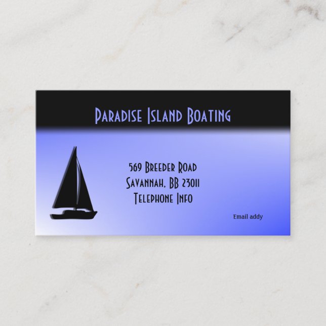 Nautical Business Card (Front)