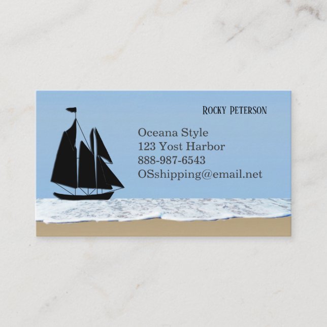 Nautical Business Cards (Front)