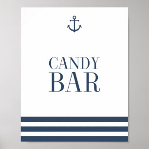 Nautical Candy Bar Wedding Sign