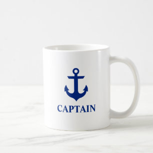 Nautical Captain Anchor Coffee Mug