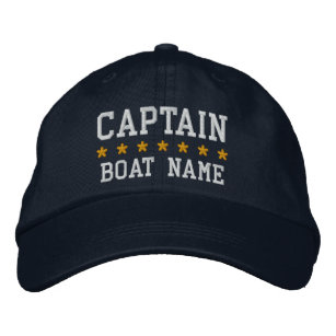 captains hat personalized