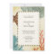 Nautical Caribbean Starfish Rustic Map and Coral 2