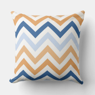 Nautical Chevron Stripe Cushion