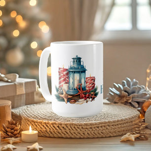 Nautical Christmas Customisable Coffee Mug
