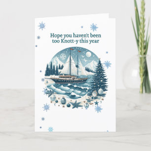 Nautical Christmas Holiday Card