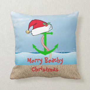 Nautical Christmas Pillow