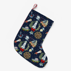 Nautical Christmas Small Christmas Stocking