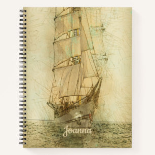 Nautical Classic Ship (Neutral) Notebook