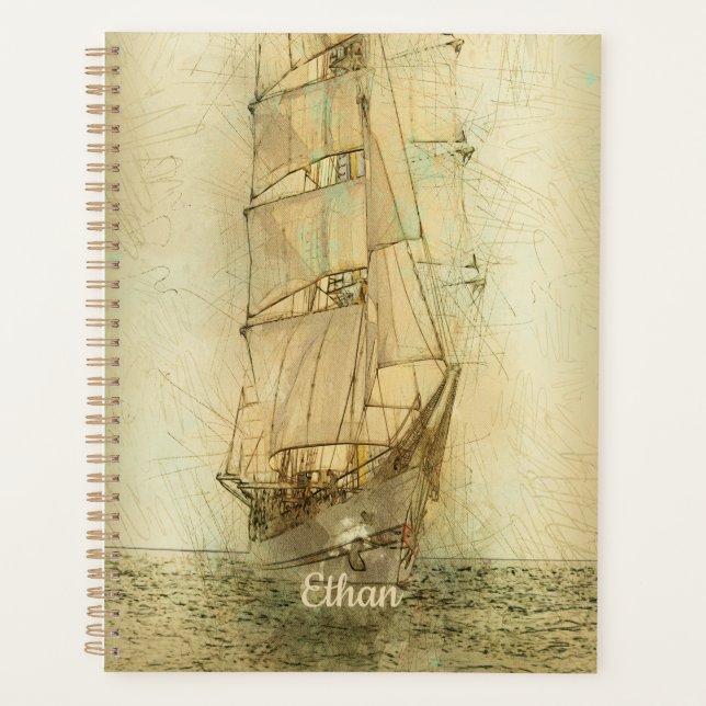 Nautical Classic Ship (Neutral) Planner (Front)