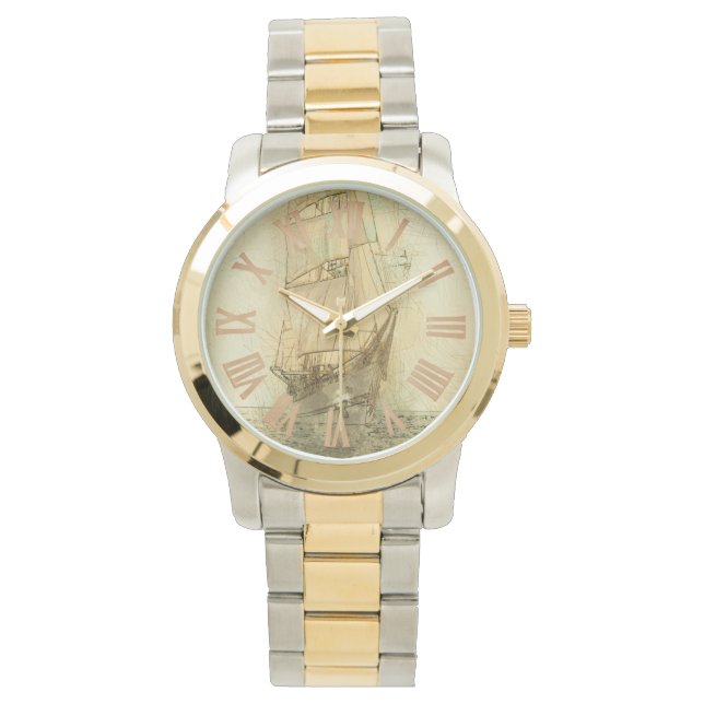 Nautical Classic Ship (Neutral) Watch (Front)