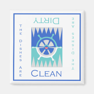Nautical Clean or Dirty Dishwasher Magnet