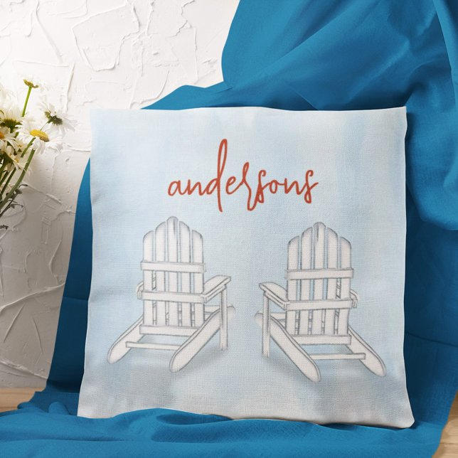 Nautical Coastal Beach House Custom Home Cushion (Creator Uploaded)