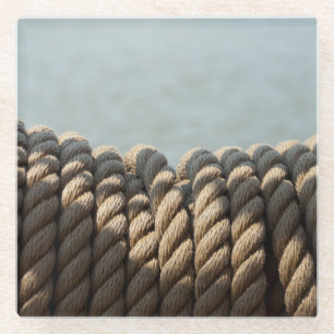 Nautical Coil Glass Coaster