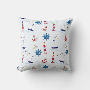 Nautical Collage Cushion