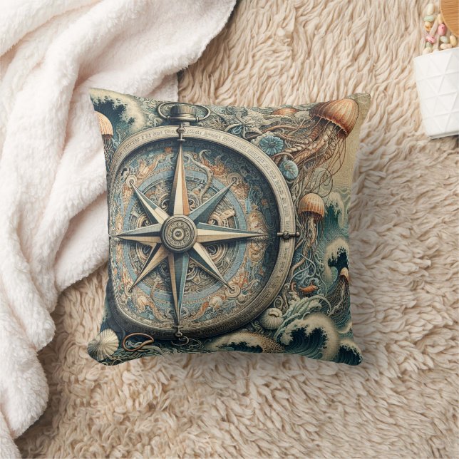 Nautical Compass  3 Cushion (Blanket)