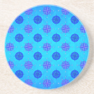 Nautical Compass Rose Coaster