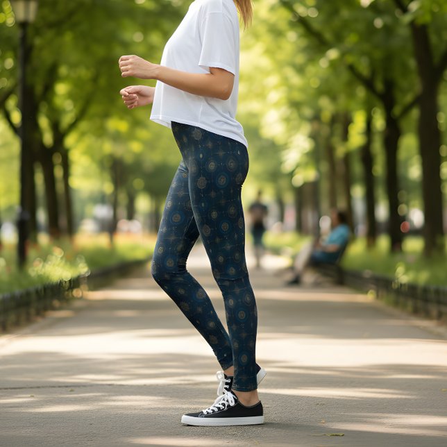 Nautical Compass Rose Leggings (Creator Uploaded)