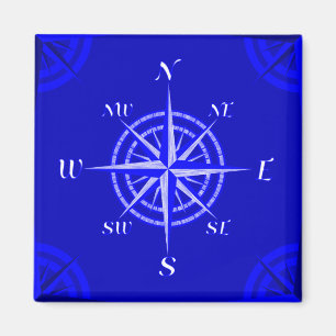 Nautical Compass Rose Magnet