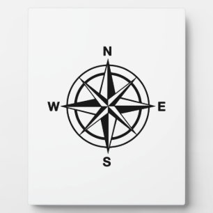 Nautical Compass Rose Plaque