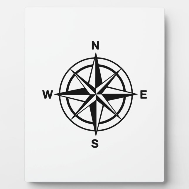 Nautical Compass Rose Plaque (Front)