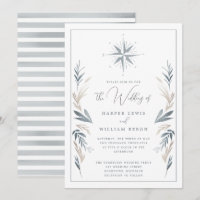 Nautical compass rose wedding