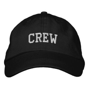Nautical Crew Cap Black