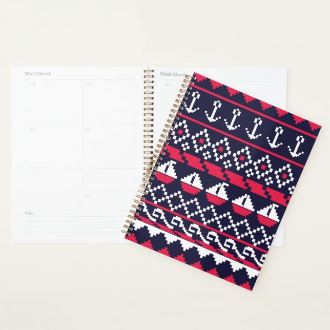 Nautical Cross stitch Planner (Display)