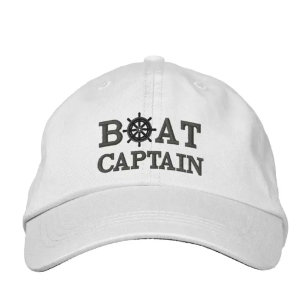 Nautical Cruise Boat Captain Custom Embroidered Hat