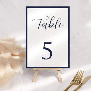 Nautical Cruise Ship Boat wedding Table Number