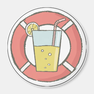 Nautical Cruise Ship Drink Door Finder Magnet