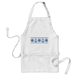 Nautical custom apron - choose style & colour