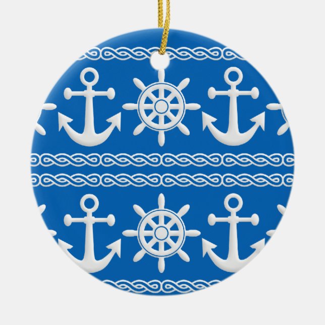 Nautical custom ornament (Front)