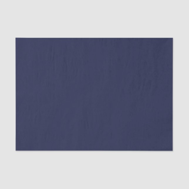 Nautical Dark Lighthouse Blue Tissue Paper (Front)