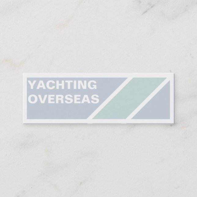 Nautical delight mini business card (Front)