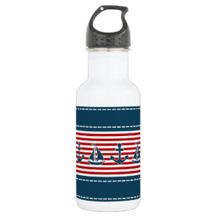 Nautical design 532 ml water bottle
