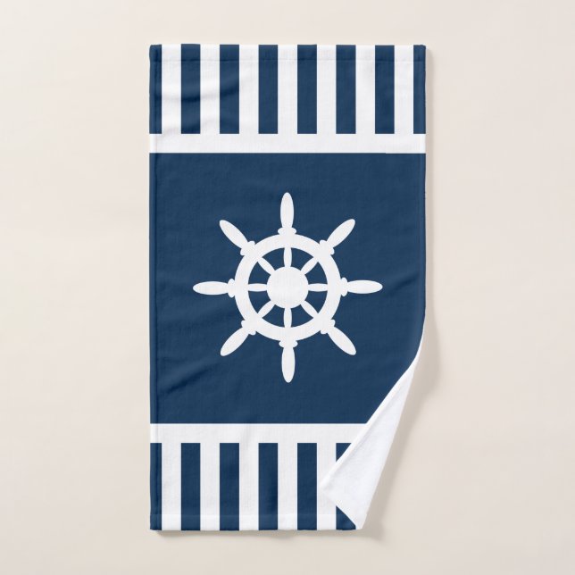 Nautical design bath towel set (Hand Towel)