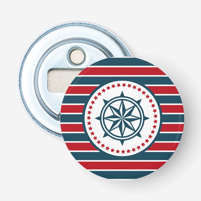 Nautical design bottle opener (Front)