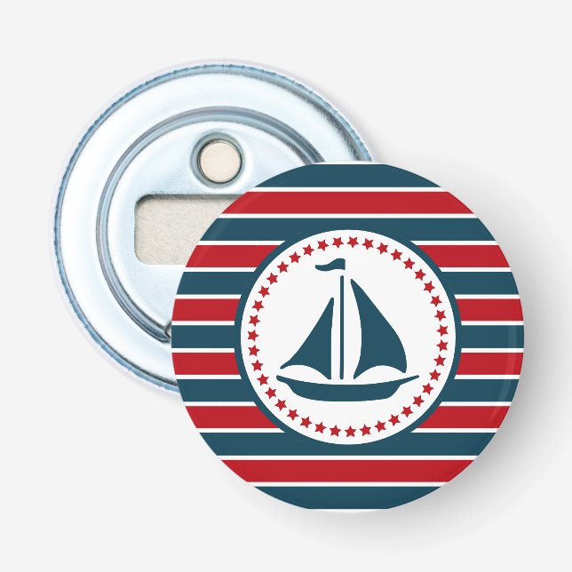 Nautical design bottle opener (Front)
