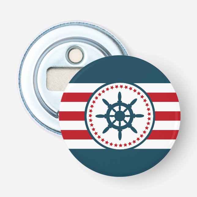 Nautical design bottle opener (Front)