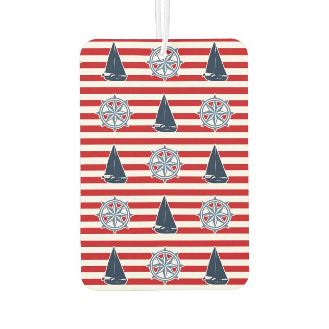 Nautical design car air freshener (Back)