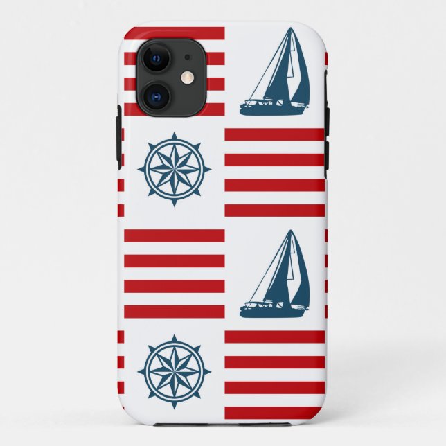 Nautical design Case-Mate iPhone case (Back)