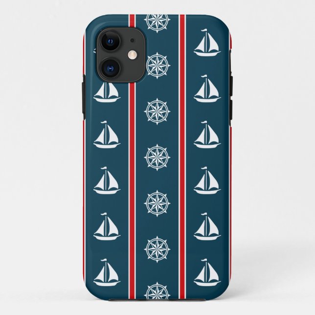 Nautical design Case-Mate iPhone case (Back)