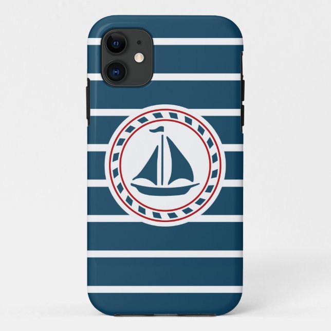 Nautical design Case-Mate iPhone case (Back)