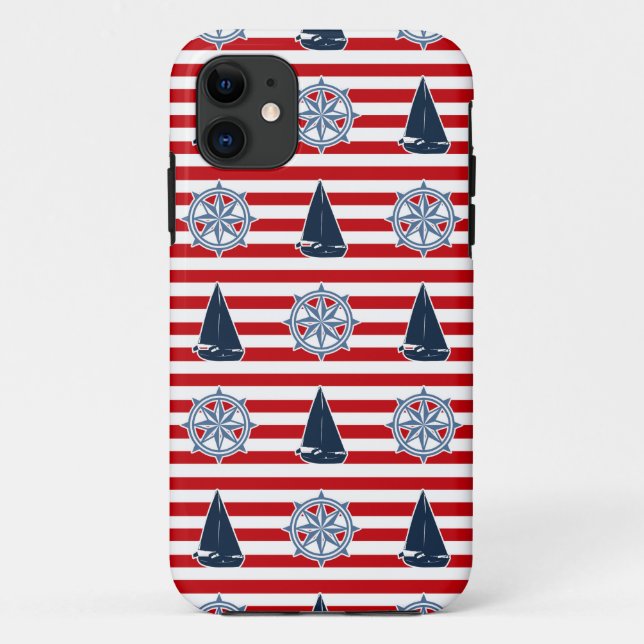Nautical design Case-Mate iPhone case (Back)