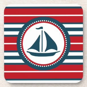 Nautical design coaster